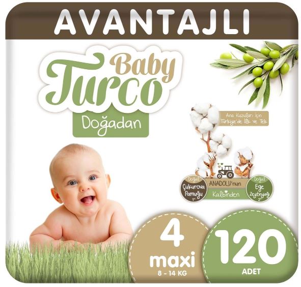 Baby-Turco Baby-Turco dortnumara 120 Adet