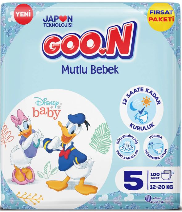 Goo.n Mutlu-Bebek besnumara 100 Adet